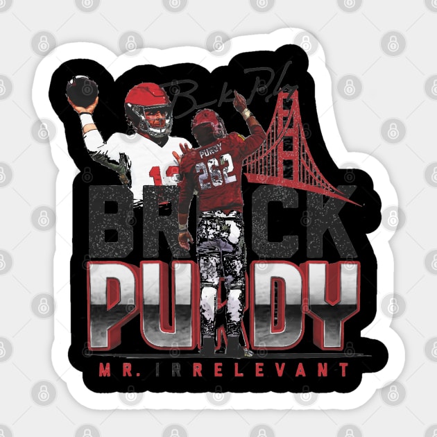 Brock Purdy San Francisco Mr. Relevant Sticker by ClarityMacaws